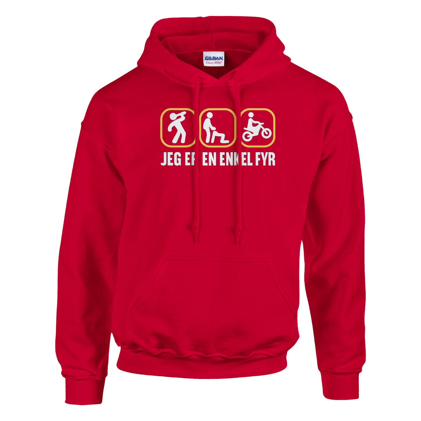 Jeg er en enkel fyr -Morsom Tekstprint - Norsk design