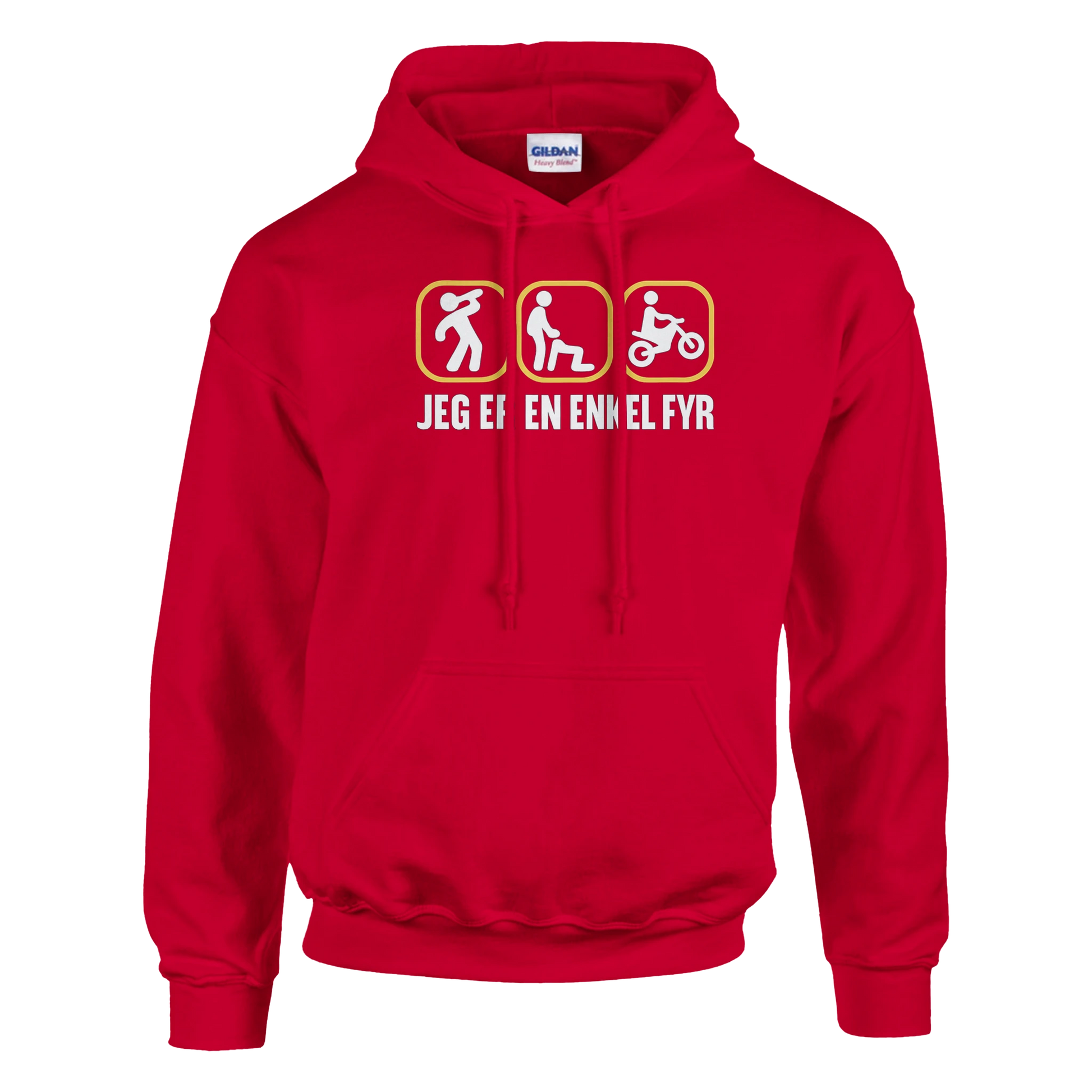 Jeg er en enkel fyr -Morsom Tekstprint - Norsk design