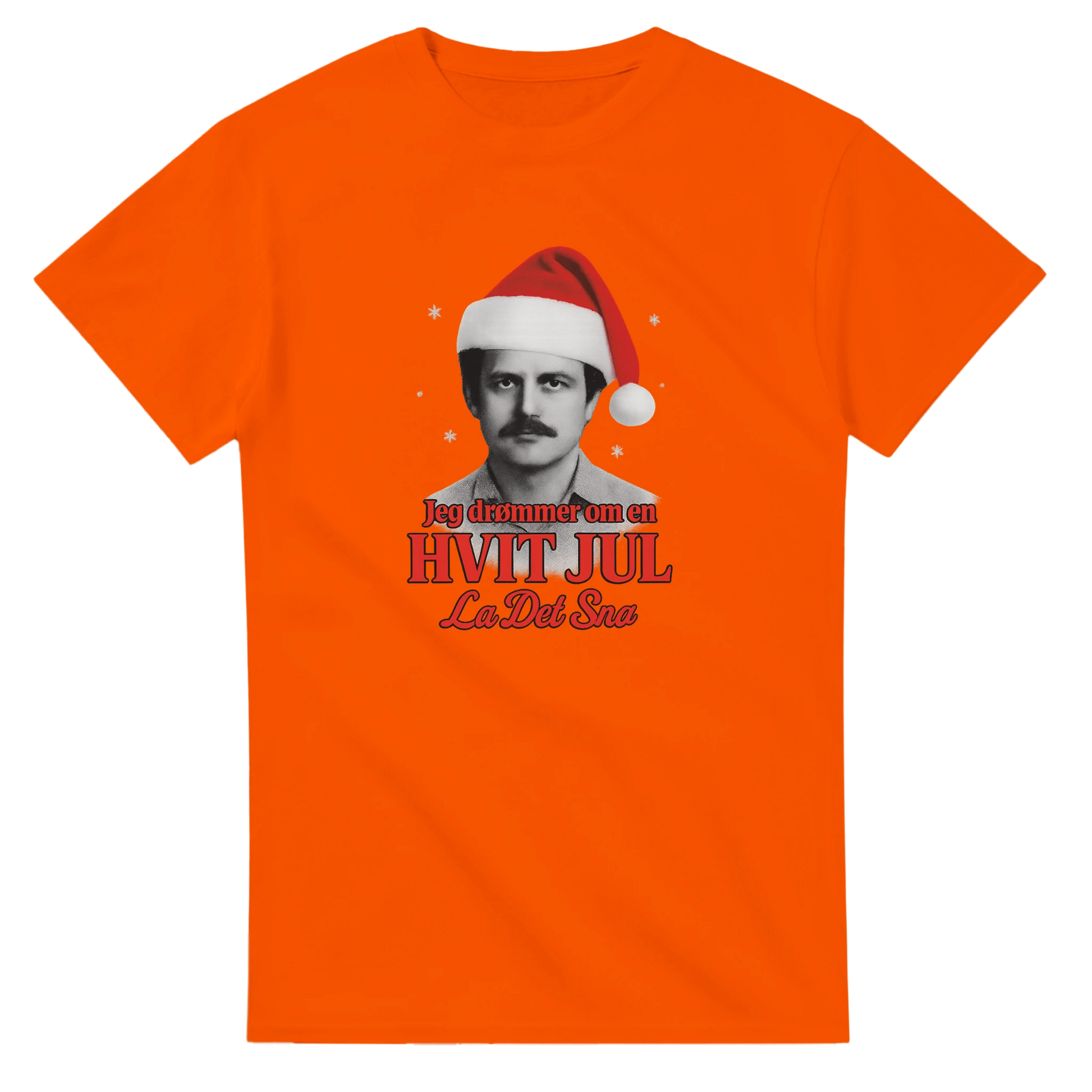 Jeg Drømmer Om En Hvit Jul -Morsom Tekstprint - Norsk design