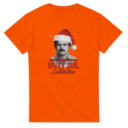 Jeg Drømmer Om En Hvit Jul -Morsom Tekstprint - Norsk design