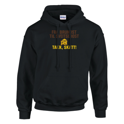 Fra Brunost Til Sveitserost -Morsom Tekstprint - Norsk design