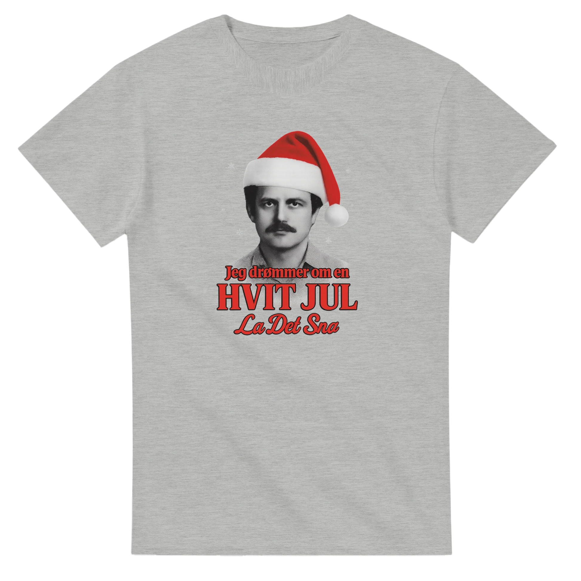 Jeg Drømmer Om En Hvit Jul -Morsom Tekstprint - Norsk design