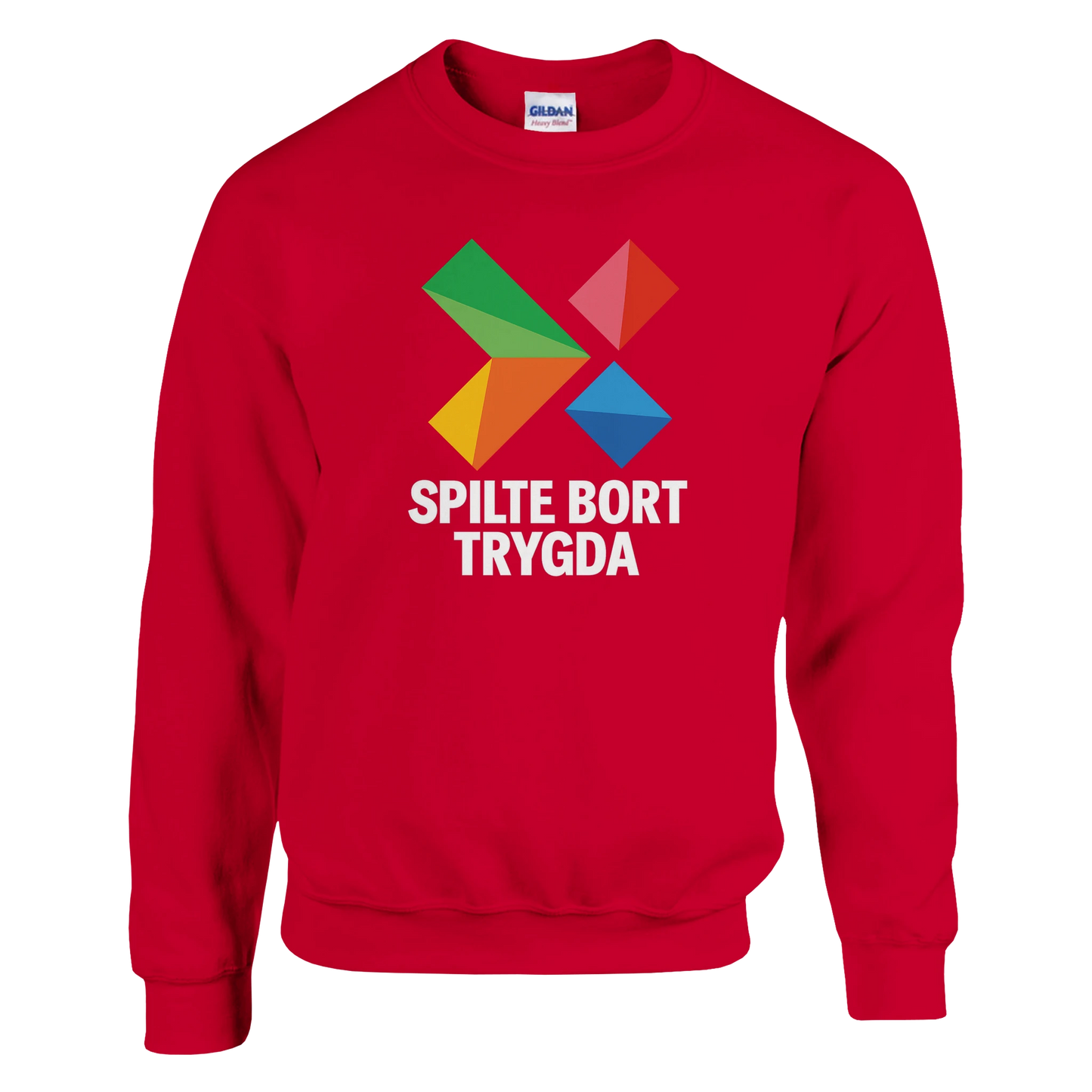 Spilte Bort Trygda -Morsom Tekstprint - Norsk design