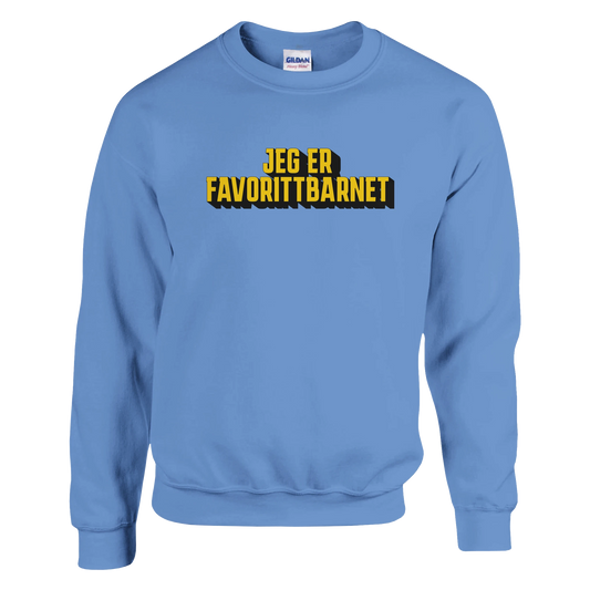 Jeg Er Favorittbarnet -Morsom Tekstprint - Norsk design