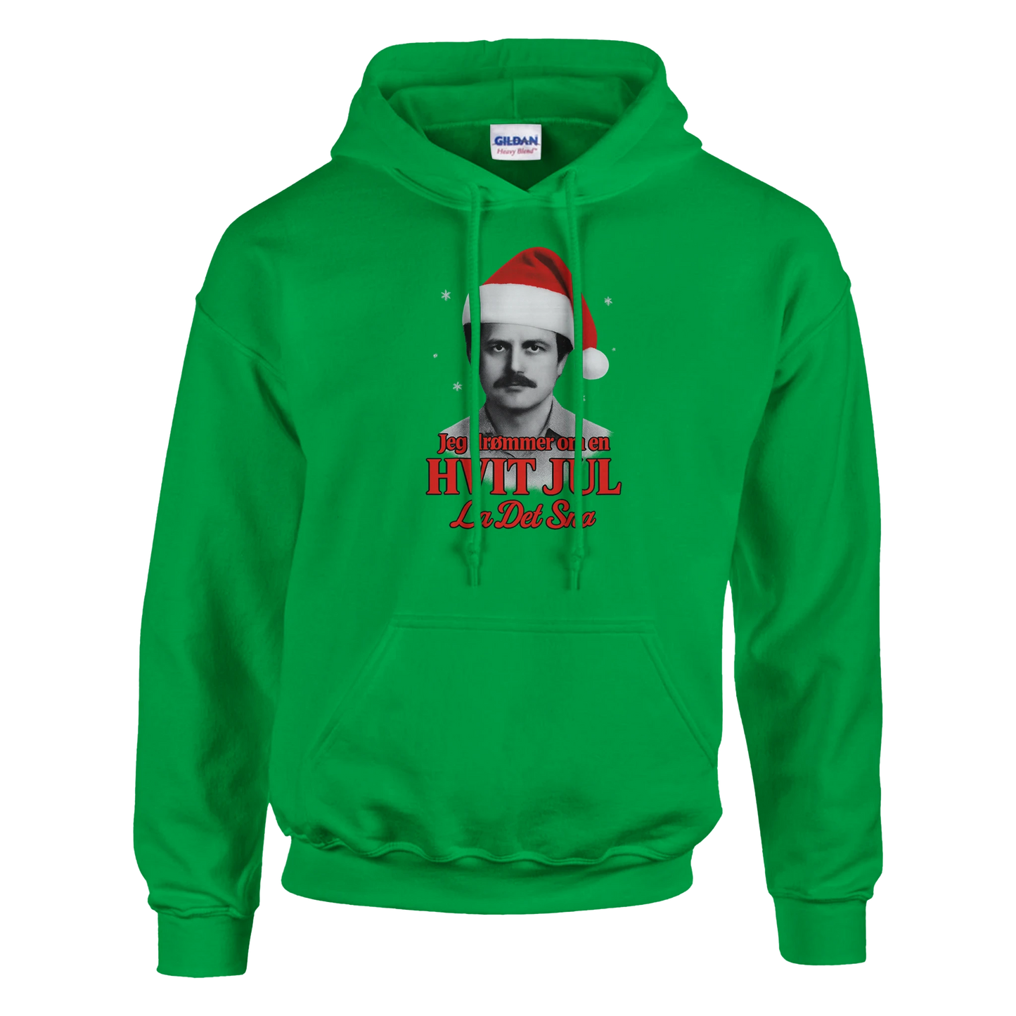 Jeg Drømmer Om En Hvit Jul -Morsom Tekstprint - Norsk design