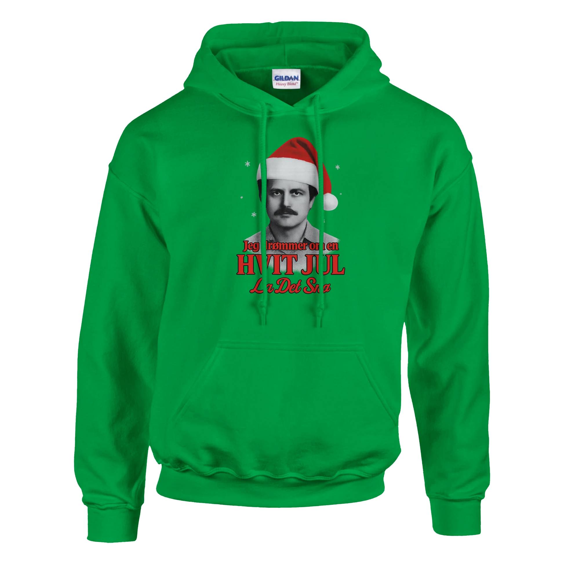 Jeg Drømmer Om En Hvit Jul -Morsom Tekstprint - Norsk design