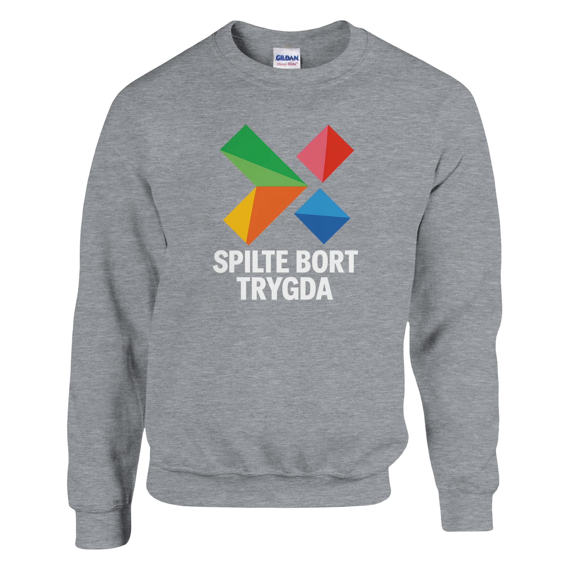 Spilte Bort Trygda -Morsom Tekstprint - Norsk design