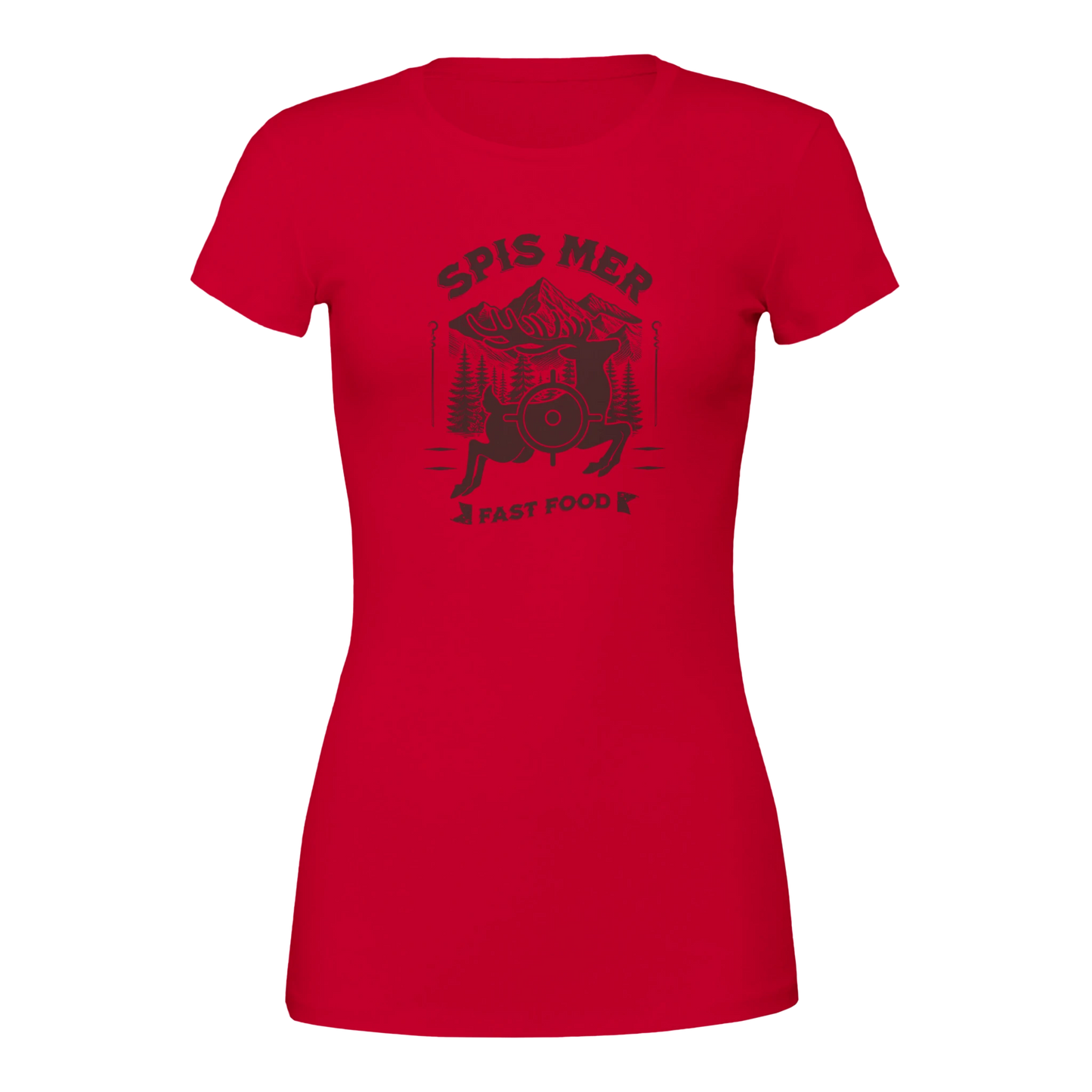 Spis Mer Fast Food -Morsom Tekstprint - Norsk design