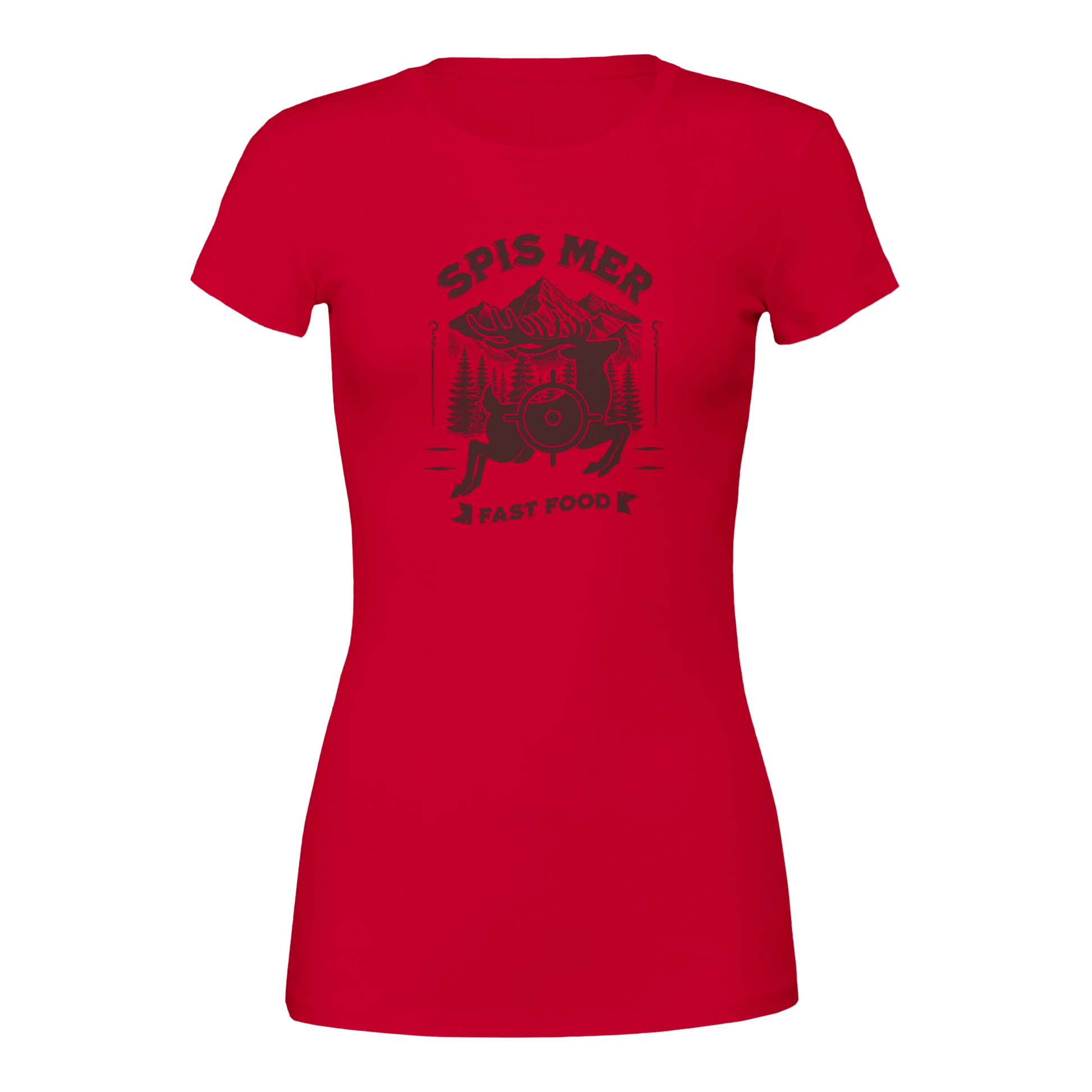 Spis Mer Fast Food -Morsom Tekstprint - Norsk design