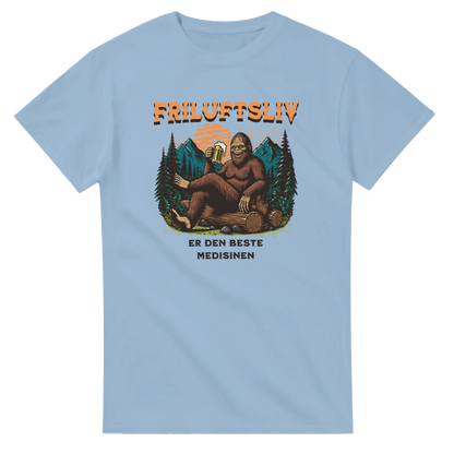 Friluftsliv er den beste medisinen -Morsom Tekstprint - Norsk design