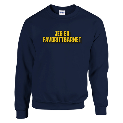 Jeg Er Favorittbarnet -Morsom Tekstprint - Norsk design