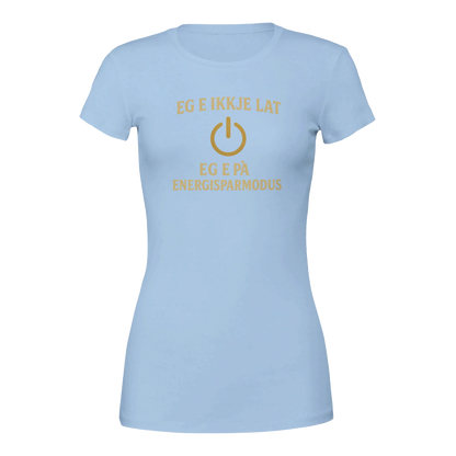 Eg e ikkje lat -Morsom Tekstprint - Norsk design