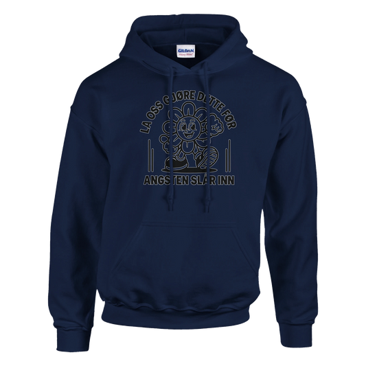 Angsten Slår Inn -Morsom Tekstprint - Norsk design