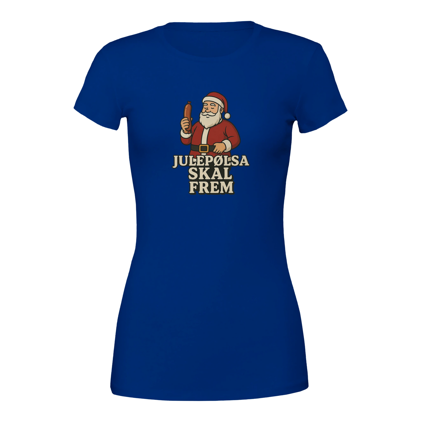 Julepølsa skal frem -Morsom Tekstprint - Norsk design