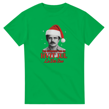 Jeg Drømmer Om En Hvit Jul -Morsom Tekstprint - Norsk design