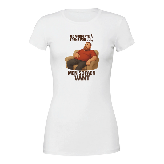 Sofaen vant -Morsom Tekstprint - Norsk design