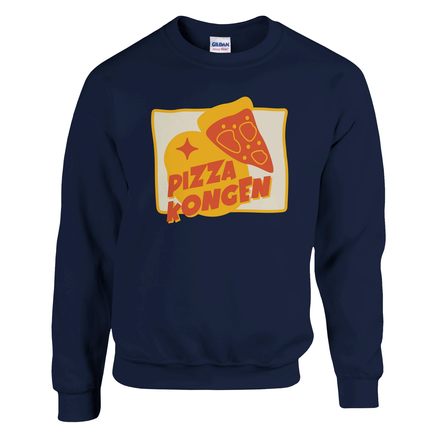 Pizza Kongen -Morsom Tekstprint - Norsk design