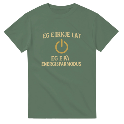 Eg e ikkje lat -Morsom Tekstprint - Norsk design