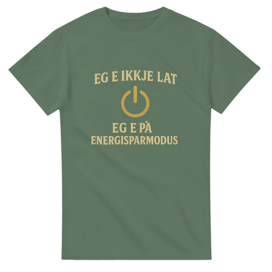 Eg e ikkje lat -Morsom Tekstprint - Norsk design