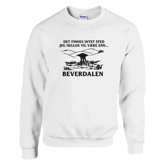 Det Finnes Intet Sted Jeg Heller Vil Være -Morsom Tekstprint - Norsk design