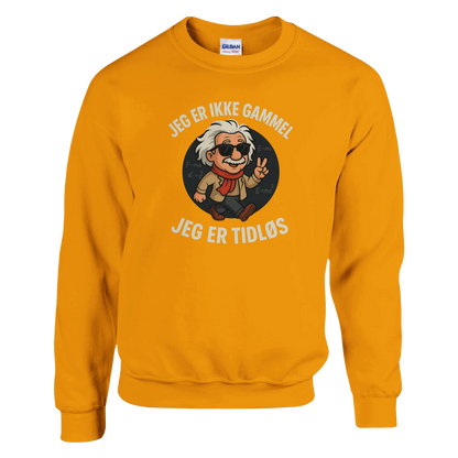 Jeg er tidløs -Morsom Tekstprint - Norsk design