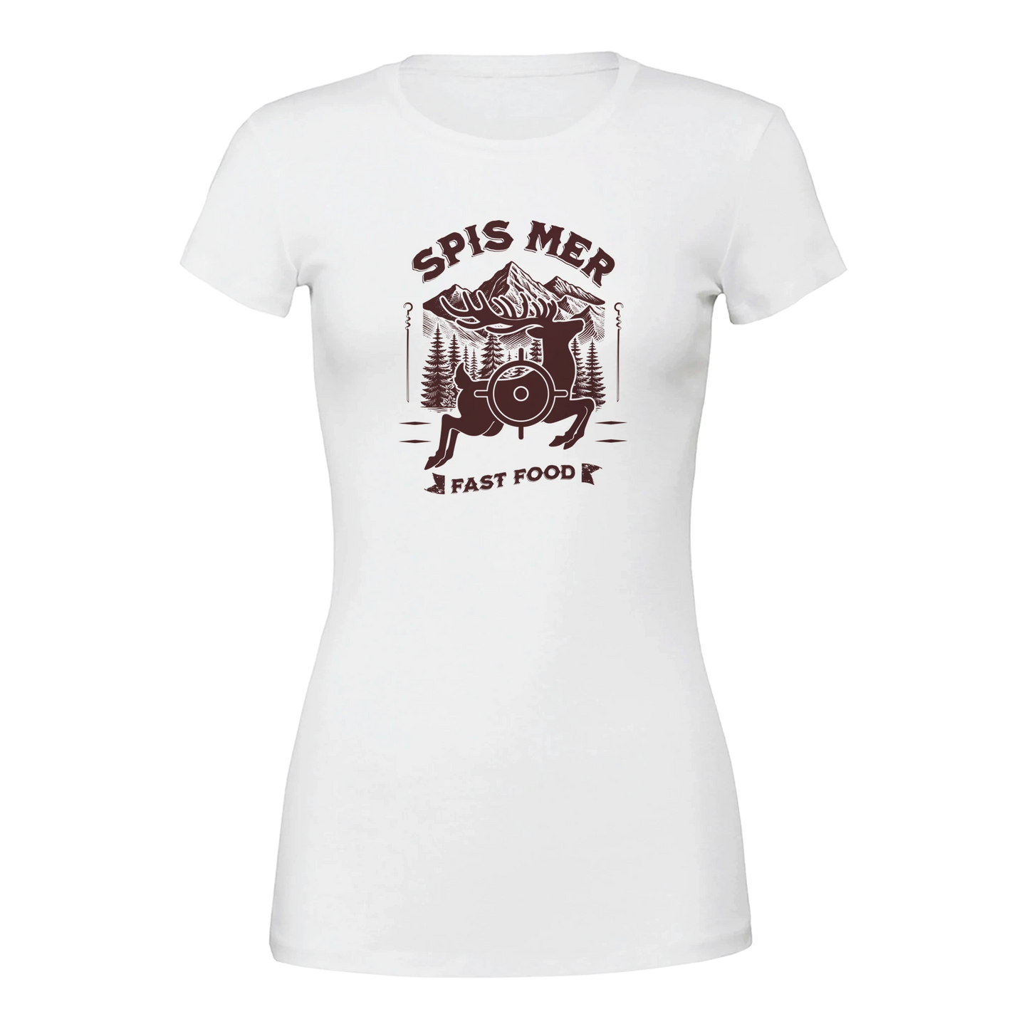 Spis Mer Fast Food -Morsom Tekstprint - Norsk design