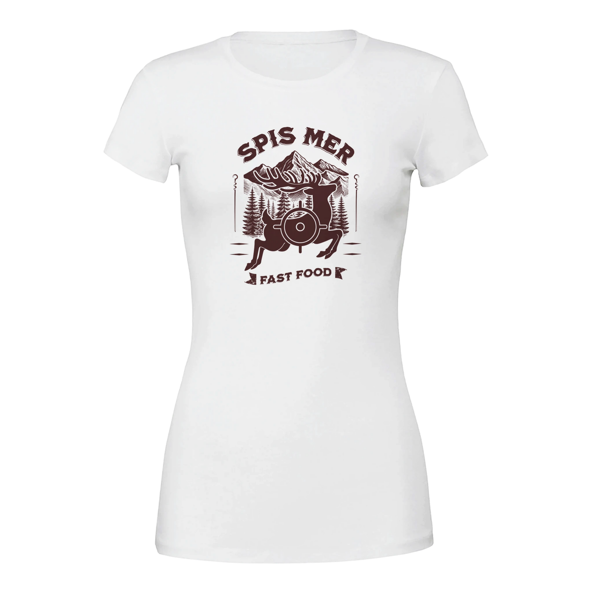 Spis Mer Fast Food -Morsom Tekstprint - Norsk design