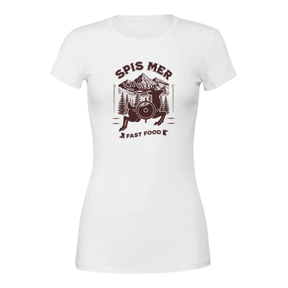 Spis Mer Fast Food -Morsom Tekstprint - Norsk design