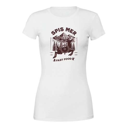 Spis Mer Fast Food -Morsom Tekstprint - Norsk design