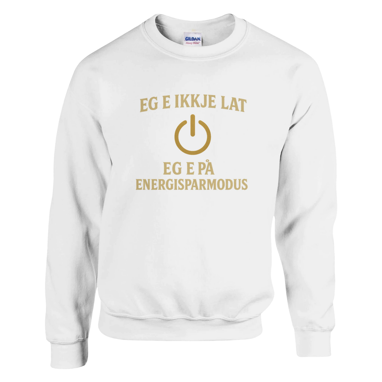 Eg e ikkje lat -Morsom Tekstprint - Norsk design