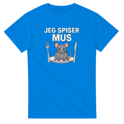 Jeg Spiser Mus -Morsom Tekstprint - Norsk design
