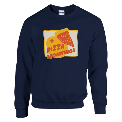 Pizza Dronninga -Morsom Tekstprint - Norsk design