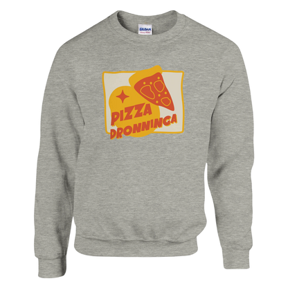 Pizza Dronninga -Morsom Tekstprint - Norsk design
