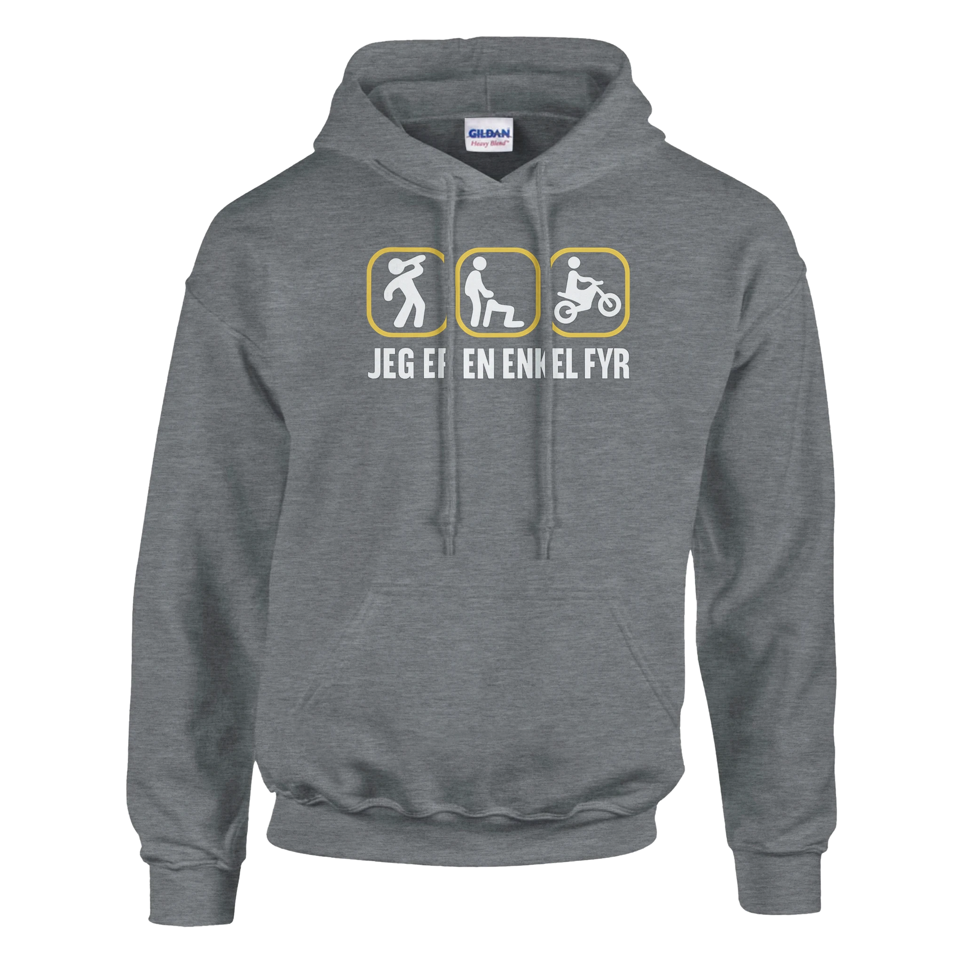 Jeg er en enkel fyr -Morsom Tekstprint - Norsk design