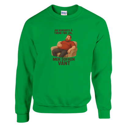 Sofaen vant -Morsom Tekstprint - Norsk design