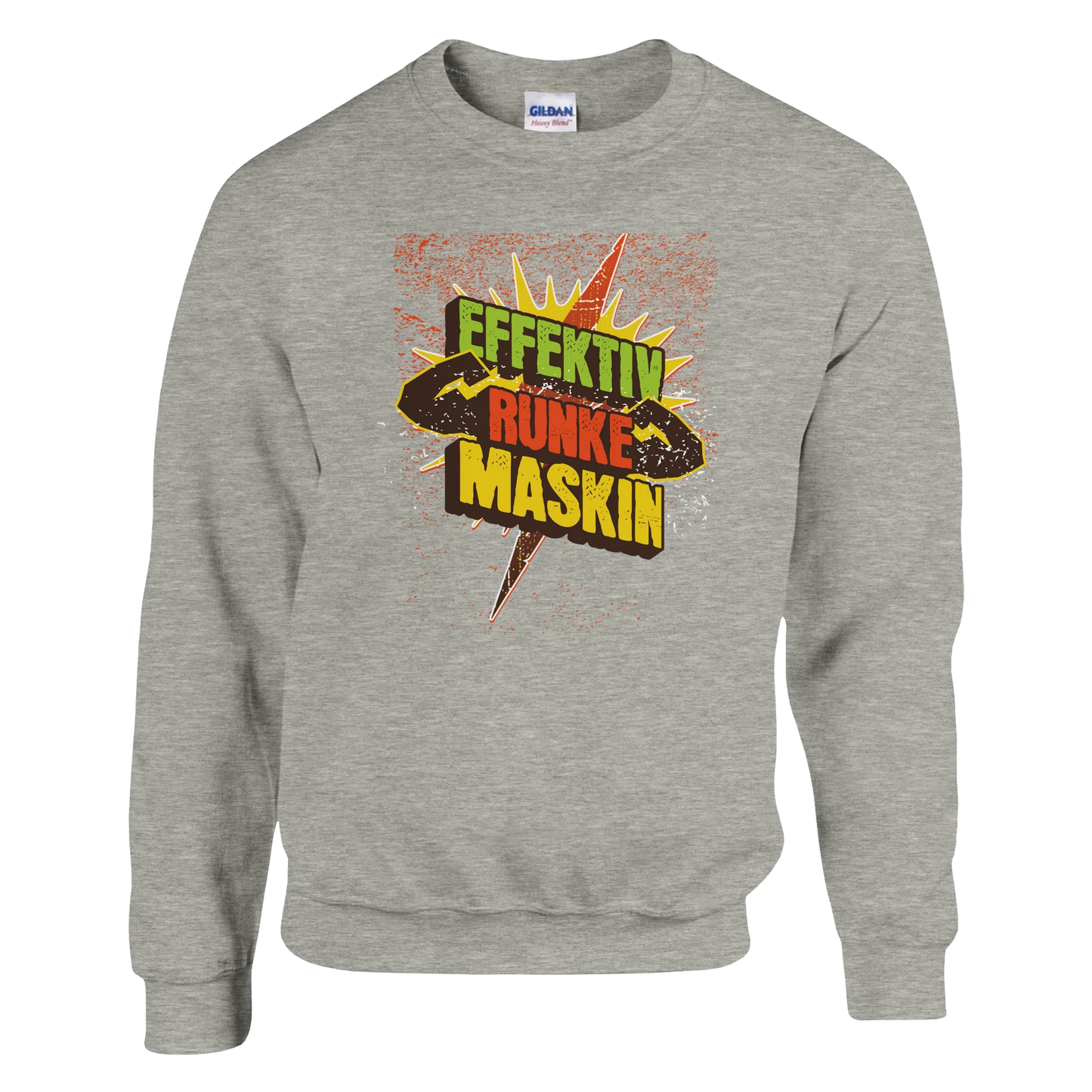 Effektiv Runke Maskin -Morsom Tekstprint - Norsk design