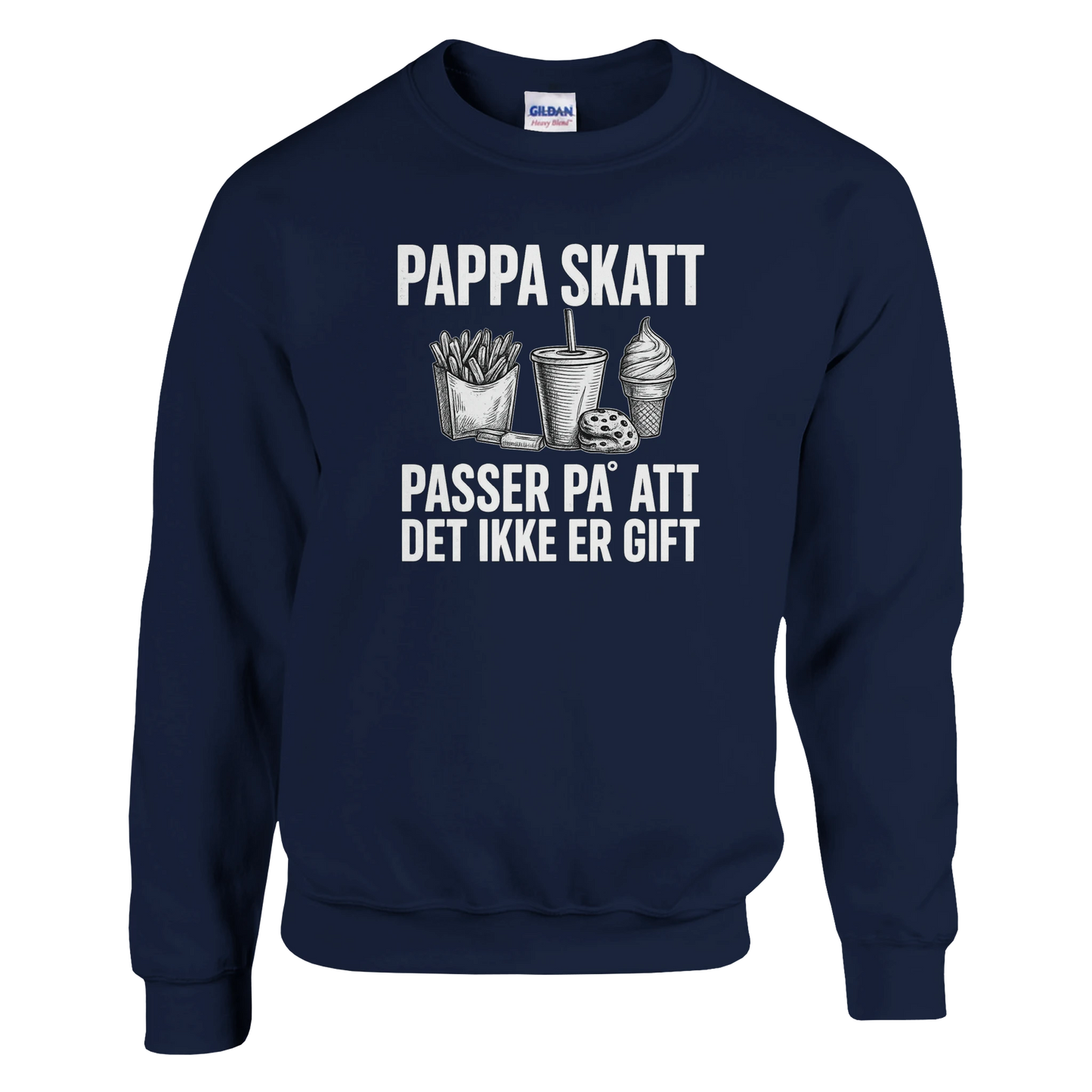Pappa Skatt -Morsom Tekstprint - Norsk design