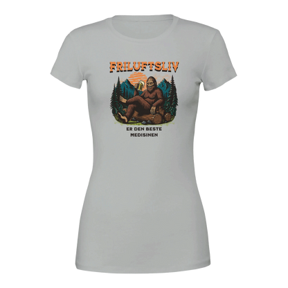 Friluftsliv er den beste medisinen -Morsom Tekstprint - Norsk design