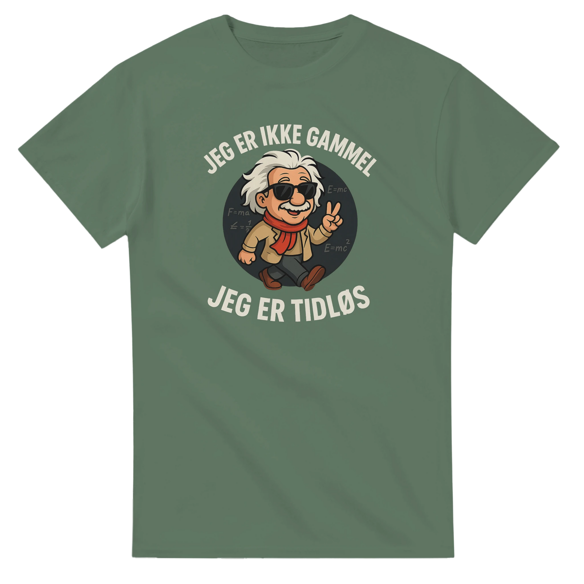 Jeg er tidløs -Morsom Tekstprint - Norsk design