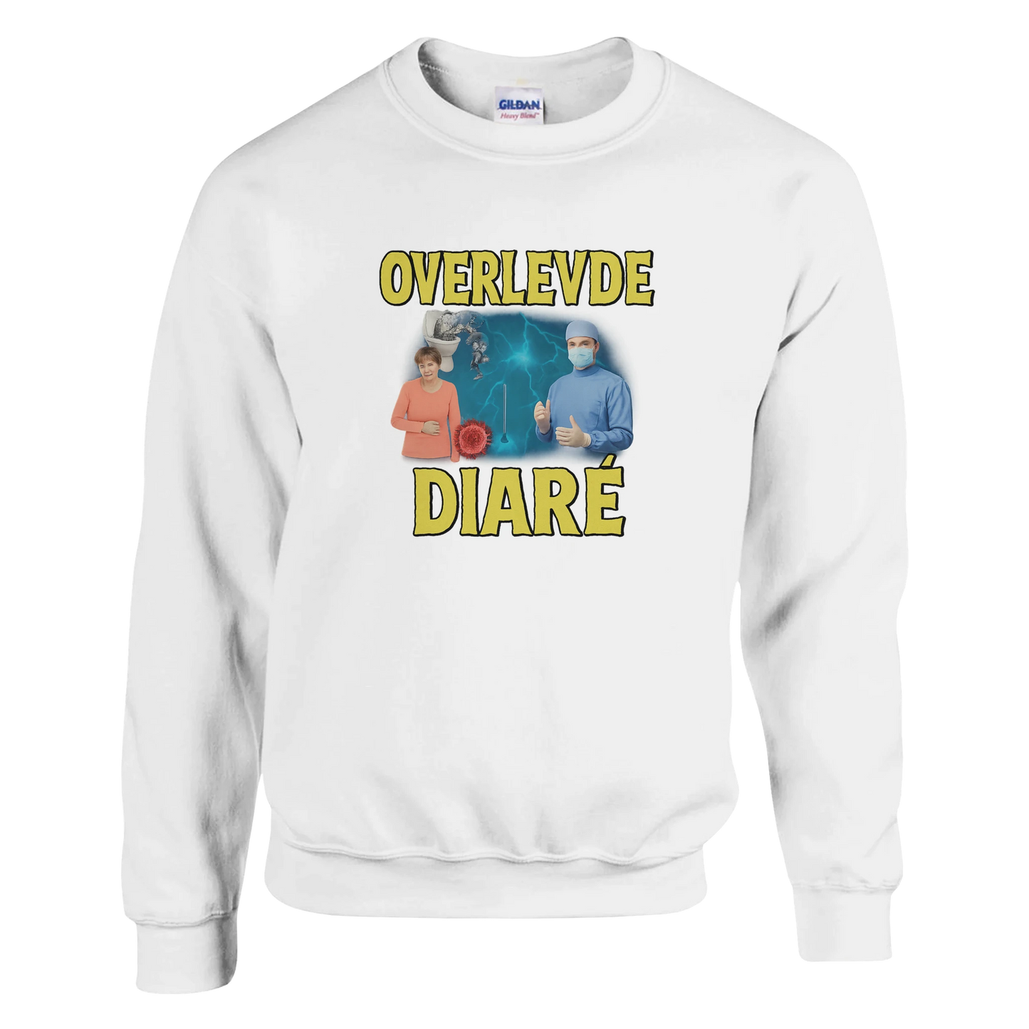 Overlevde Diare -Morsom Tekstprint - Norsk design