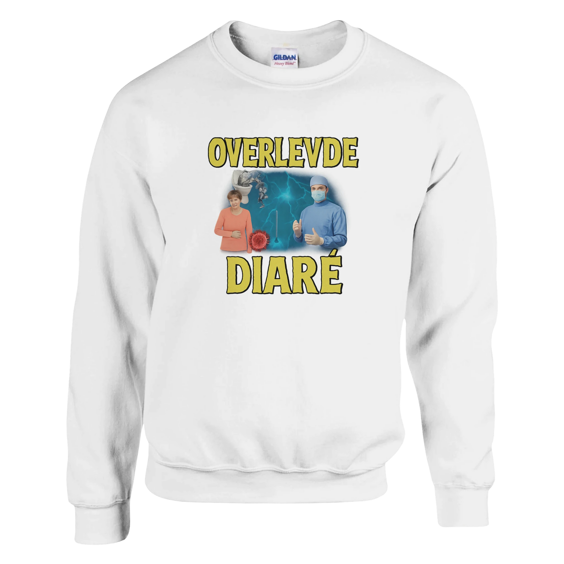 Overlevde Diare -Morsom Tekstprint - Norsk design