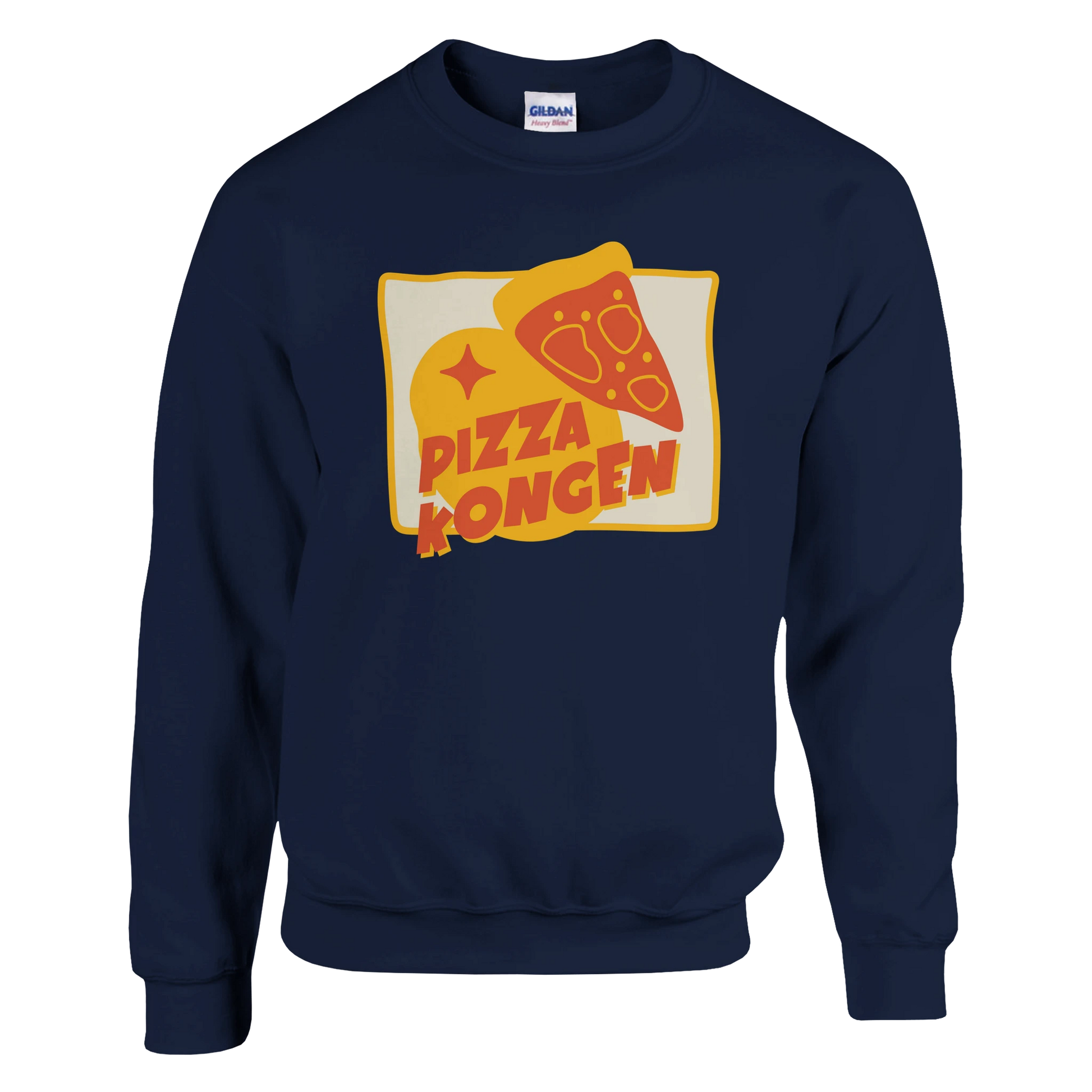 Pizza Kongen -Morsom Tekstprint - Norsk design