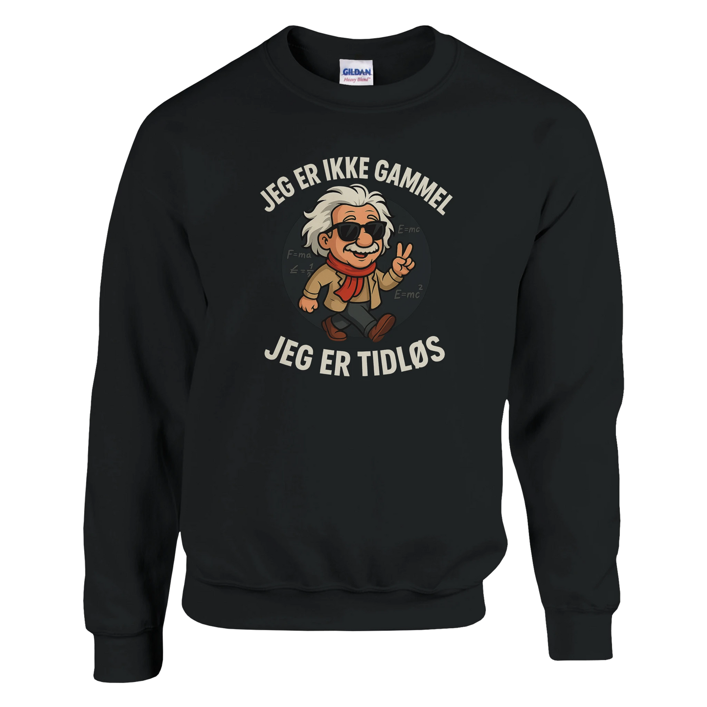 Jeg er tidløs -Morsom Tekstprint - Norsk design