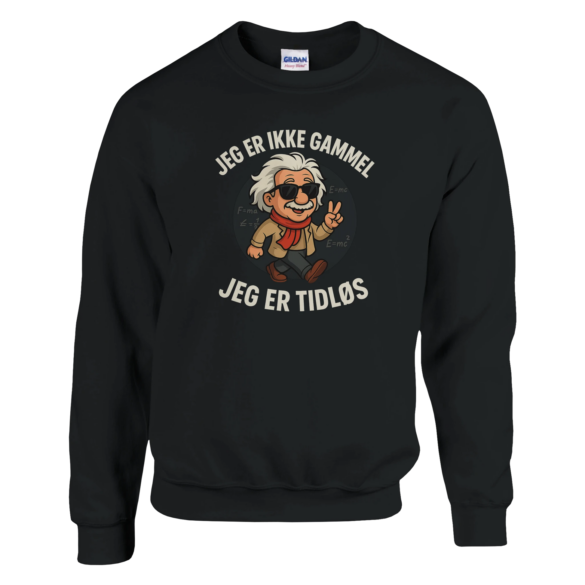 Jeg er tidløs -Morsom Tekstprint - Norsk design