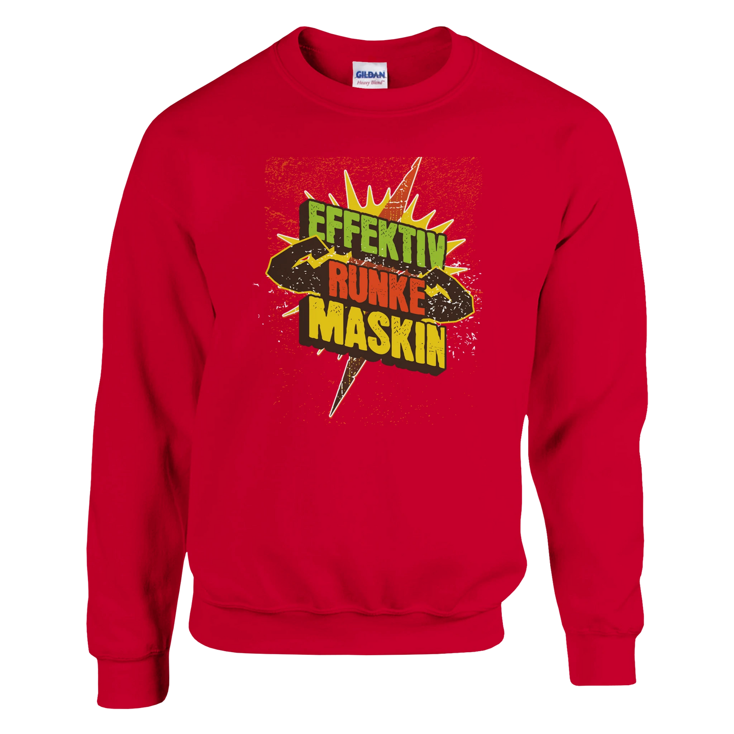 Effektiv Runke Maskin -Morsom Tekstprint - Norsk design