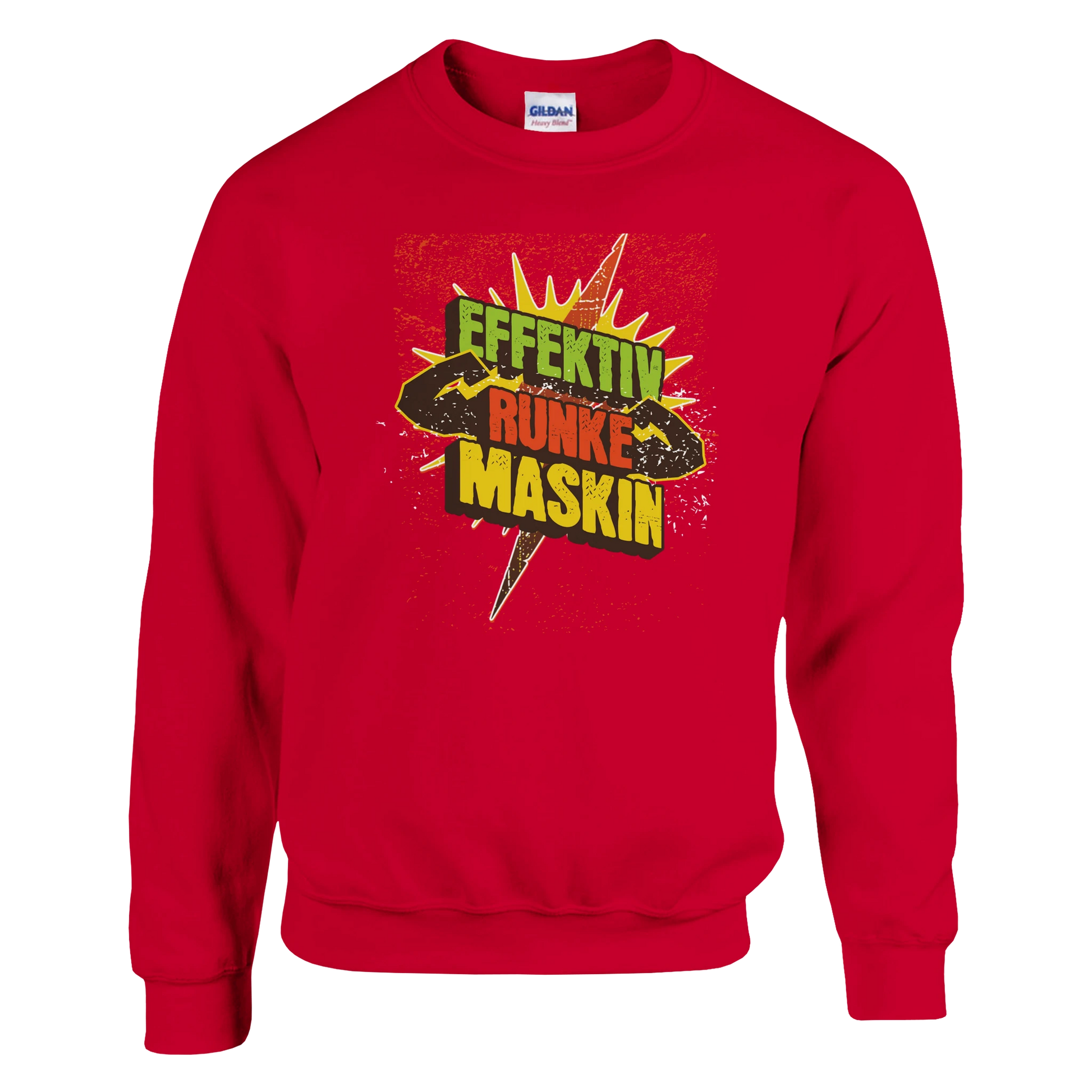 Effektiv Runke Maskin -Morsom Tekstprint - Norsk design