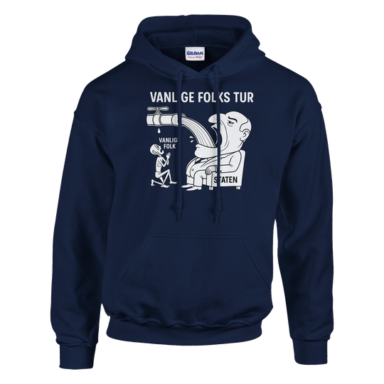 Vanlige Folks Tur -Morsom Tekstprint - Norsk design