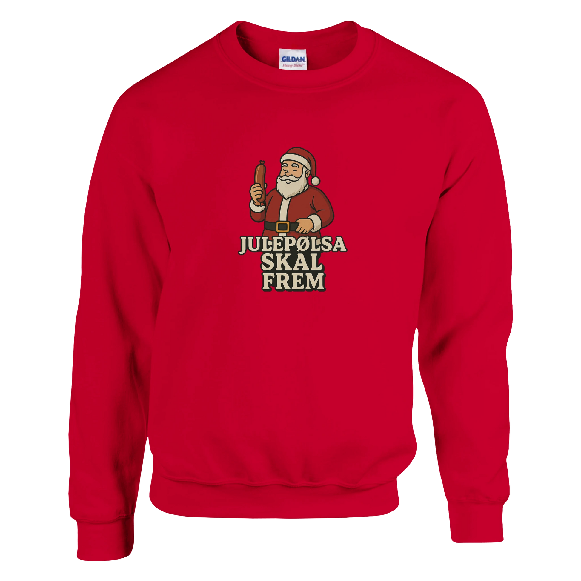 Julepølsa skal frem -Morsom Tekstprint - Norsk design