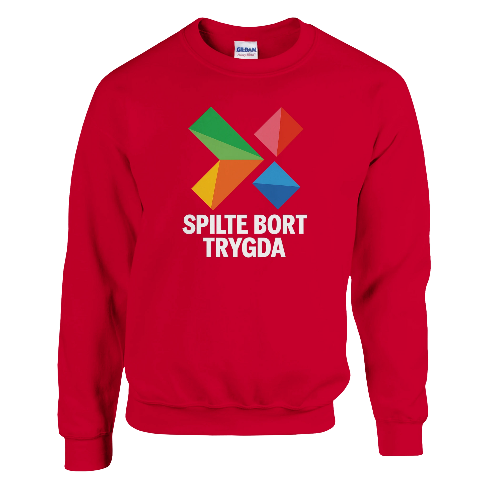 Spilte Bort Trygda -Morsom Tekstprint - Norsk design