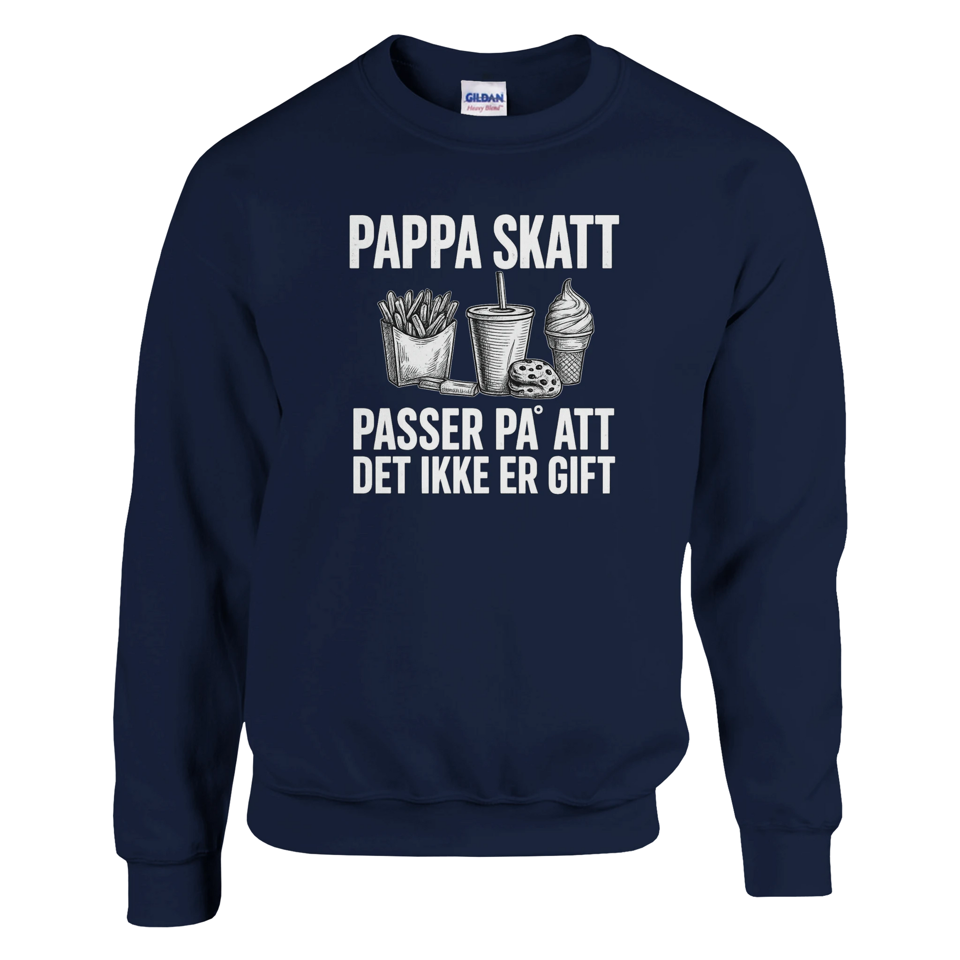 Pappa Skatt -Morsom Tekstprint - Norsk design
